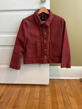 Ilana Kohn - Tabby Cropped Jacket Rosewood Small